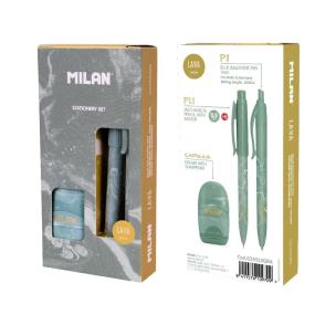 Zestaw prezentowy Lava zielony MILAN. Wydawca: MILAN. Multiszop.pl Opakowanie Zestaw prezentowy Lava zielony MILAN