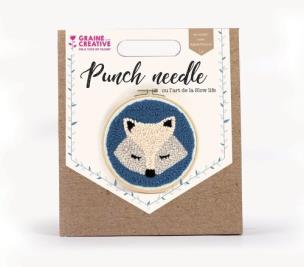 Opakowanie Zestaw Punch Needle Lisek D: 20 Cm Graine Creative