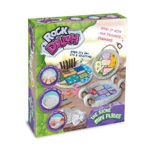 Zestaw Rock Dough - Kamienny mini talerzyk. Wydawca: Strigo. Multiszop.pl Opakowanie Zestaw Rock Dough - Kamienny mini talerzyk
