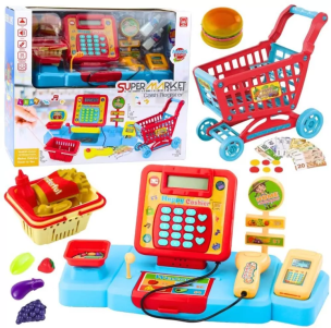 Opakowanie Zestaw sklepowy kasa + koszyk z dźwiękiem