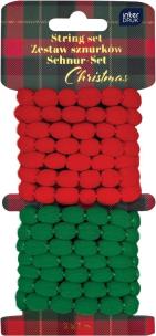 Opakowanie Zestaw sznurków ozdobnych 2x1m Christmas