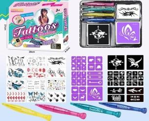 Opakowanie Zestaw tatuaży z piórem