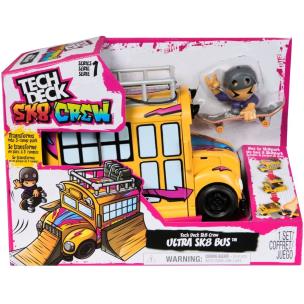 Zestaw Tech Deck Skate Ekipa z Autobusem. Wydawca: Spin Master. Multiszop.pl Opakowanie Zestaw Tech Deck Skate Ekipa z Autobusem