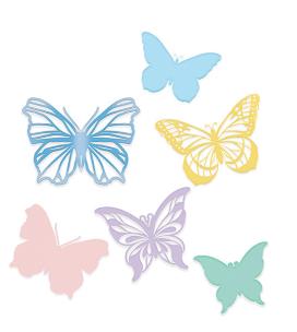 Opakowanie Zestaw wykrojników motyle 6szt