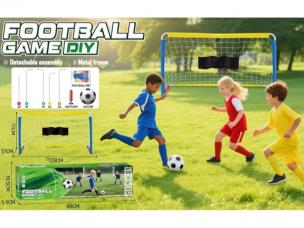 Opakowanie Zestaw z bramką metalową 123x77x57cm + piłka