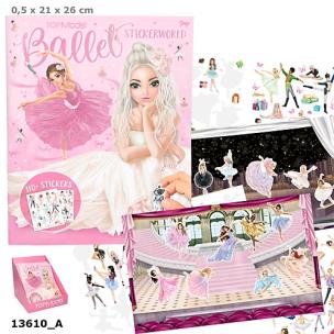 Opakowanie Zestaw z naklejkami Balet Top Model 13610A