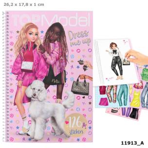 Opakowanie Zestaw z naklejkami Dress Me Up big Top Model Bling Bling 11913A