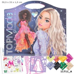 Opakowanie Zestaw  z naklejkami Glamour Top Model 11711A