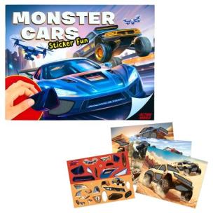 Opakowanie Zestaw z naklejkami Monster Cars 14206A