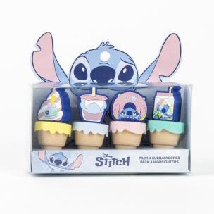 Zestaw zakreślaczy Stitch 4szt. Wydawca: Artesania Cerda. Multiszop.pl Opakowanie Zestaw zakreślaczy Stitch 4szt
