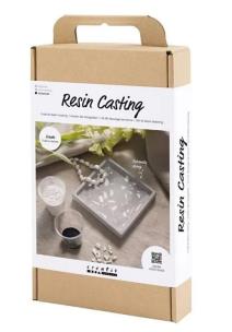 Opakowanie Zestaw Żywica akryl. Kwadratowe naczynie