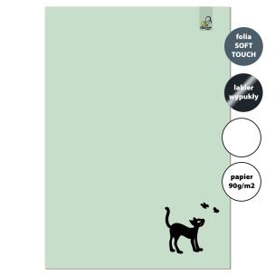 Opakowanie Zeszyt A4 32 kartki gładki 90g Kot miętowy