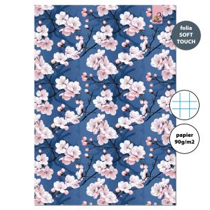 Opakowanie Zeszyt A4 32 kartki w kratkę 90g Kwiat wiśni