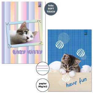 Opakowanie Zeszyt A4/32K 3-linie kolor 90g BF Cats (6szt)