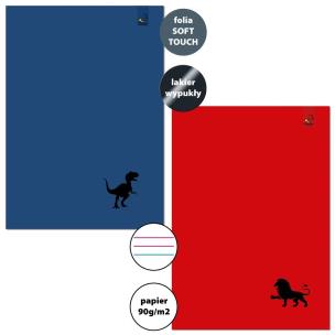 Opakowanie Zeszyt A4/32K 3-linie kolor 90g Wild (6szt)