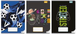 Opakowanie Zeszyt A4 32k. 3-linie kolor No Name chłopiec 1szt.mix