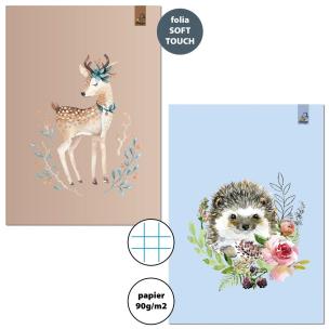 Zeszyt A4/32K kratka 90g Jeleń Jeż (6szt). Wydawca: Bee-bee. Multiszop.pl Opakowanie Zeszyt A4/32K kratka 90g Jeleń Jeż (6szt)