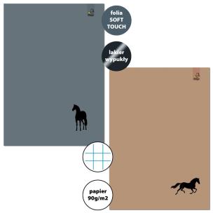 Opakowanie Zeszyt A4/32K kratka 90g Konie (6szt)