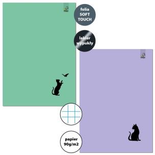 Zeszyt A4/32K kratka 90g Koty (6szt). Wydawca: Bee-bee. Multiszop.pl Opakowanie Zeszyt A4/32K kratka 90g Koty (6szt)