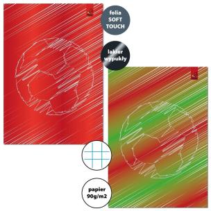 Opakowanie Zeszyt A4/32K kratka 90g Piłka Nożna (6szt)