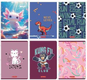 Opakowanie Zeszyt A4/32K kratka mix (10szt) HERLITZ