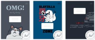 Opakowanie Zeszyt A4/32K linia 70g UV Boys mix (10szt)