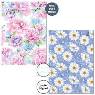 Opakowanie Zeszyt A4/32K linia 90g Peonie Stokrotki (6szt)