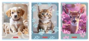 Opakowanie Zeszyt A4/32K linia Animals (10szt) HERLITZ