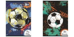 Opakowanie Zeszyt A4/32k linia dwukolor. Football mix (15szt)