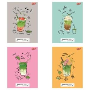 Opakowanie Zeszyt A4/32k linia dwukolorowa Matcha Mood(15szt)