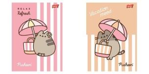 Opakowanie Zeszyt A4/32k linia dwukolorowa Pusheen (15szt)