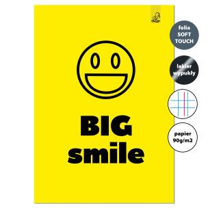 Opakowanie Zeszyt A4 32k.w kratkę z marginesem Big Smile 90g