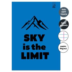 Opakowanie Zeszyt A4 32k.w linie z marginesem Sky 90g