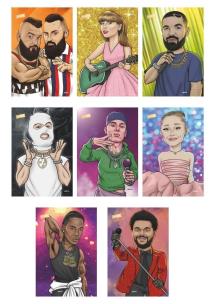 Opakowanie Zeszyt A4/40K kratka Pop Icons (10szt) MAR MAR