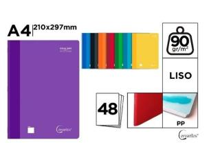 Opakowanie Zeszyt A4/48K gładki MIX (8szt)