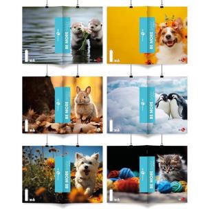 Zeszyt A4/96K kartka Be More Baby (10szt). Wydawca: Koh-I-Noor. Multiszop.pl Opakowanie Zeszyt A4/96K kartka Be More Baby (10szt)