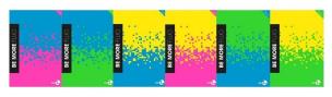 Opakowanie Zeszyt A4/96k kratka Be More Fluo (10szt)
