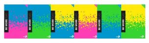 Opakowanie Zeszyt A4/96k linia Be More Fluo (10szt)