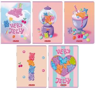 Opakowanie Zeszyt A5/16K kratka Jelly (20szt) HERLITZ