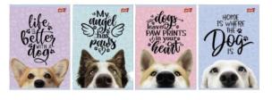Zeszyt A5/16K linia dwukolorowa Dog (15szt). Wydawca: UNIPAP. Multiszop.pl Opakowanie Zeszyt A5/16K linia dwukolorowa Dog (15szt)