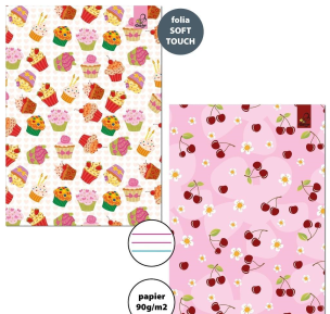 Zeszyt A5/32K 3-linie kolor 90g Słodycze (10szt). Wydawca: Bee-bee. Multiszop.pl Opakowanie Zeszyt A5/32K 3-linie kolor 90g Słodycze (10szt)