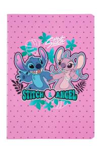 Opakowanie Zeszyt A5 32k 3-linie kolor Disney Blue Stitch wzór 3