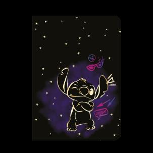 Zeszyt A5 32k. 3 linie kolor Disney Gold Stitch wzór 3. Wydawca: Patio. Multiszop.pl Opakowanie Zeszyt A5 32k. 3 linie kolor Disney Gold Stitch wzór 3