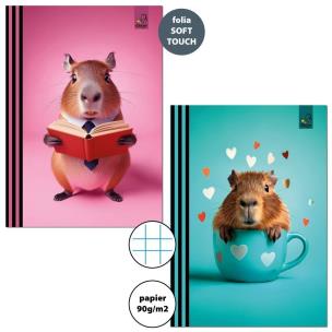 Zeszyt A5/32K kratka 90g Kapibara (10szt). Wydawca: Bee-bee. Multiszop.pl Opakowanie Zeszyt A5/32K kratka 90g Kapibara (10szt)