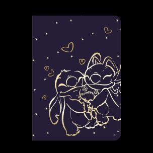 Zeszyt A5 32k.kratka Disney Gold  Stitch wzór 2. Wydawca: Patio. Multiszop.pl Opakowanie Zeszyt A5 32k.kratka Disney Gold  Stitch wzór 2