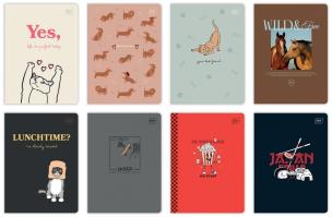 Opakowanie Zeszyt A5/32K kratka kolorowa 70g UV mix (10szt)