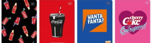 Opakowanie Zeszyt A5/32K kratka M Mat+UV Coca Cola (10szt)