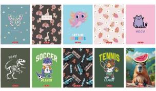 Opakowanie Zeszyt A5/32K kratka mix (10szt) HERLITZ