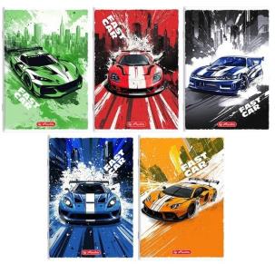 Zeszyt A5/32K kratka z margines Fast Cars (10szt). Wydawca: HERLITZ. Multiszop.pl Opakowanie Zeszyt A5/32K kratka z margines Fast Cars (10szt)