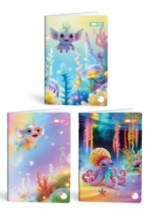 Opakowanie Zeszyt A5/32K trzy linie (10szt) HAPPY COLOR